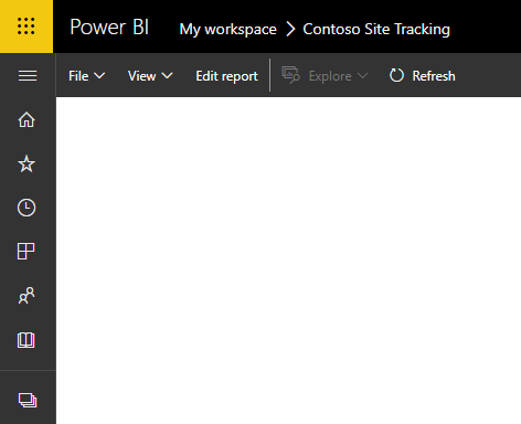 Edit report button