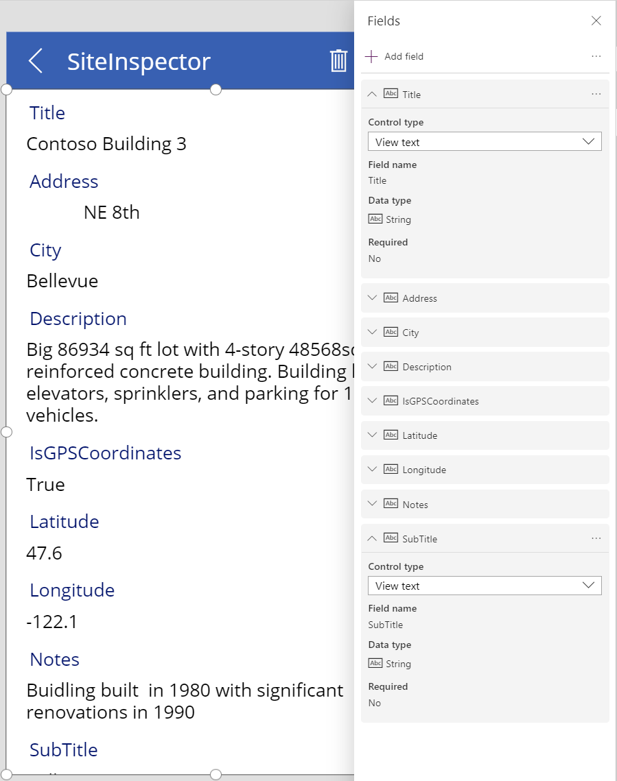 field edit form view