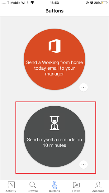 New button flow in your buttons