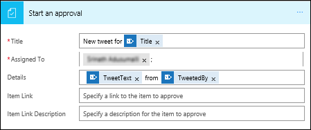 Assigned to field in creating a new approval