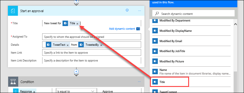 Title form options