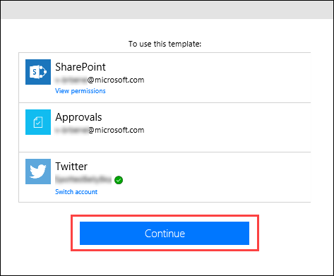 Linked account credentials