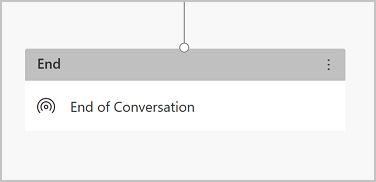 End with survey